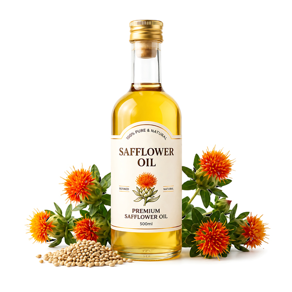 Premium Refined Safflower Oil | 100% Pure & Natural